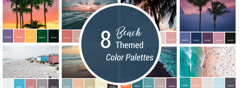 Beach Themed Color Palettes
